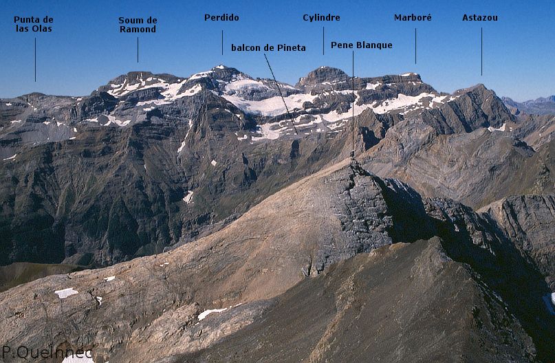 Mont Perdu depuis la Munia